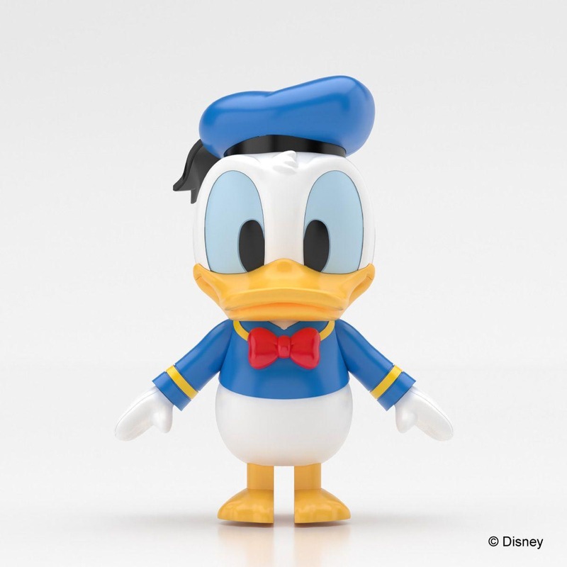 Aoshima RakuPla TokoToko No.DP-07 Disney Character Donald Plastic Model