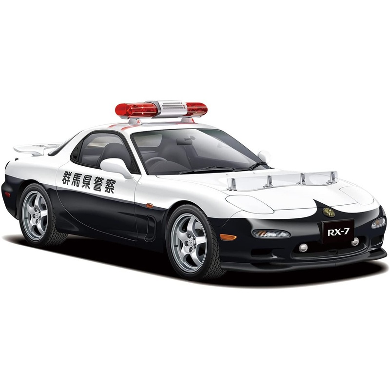 Aoshima The Patrol Car 1/24 Mazda FD3S RX-7 Type.4 Police Car ’98 Plastic Model
