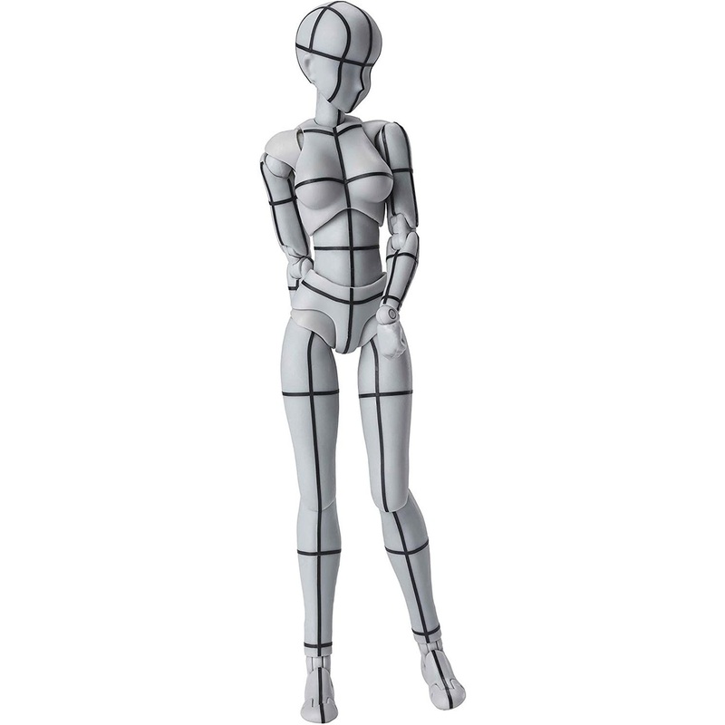 Bandai S.H. Figuarts Body-chan -Wire Frame- Gray Color Ver. Figure
