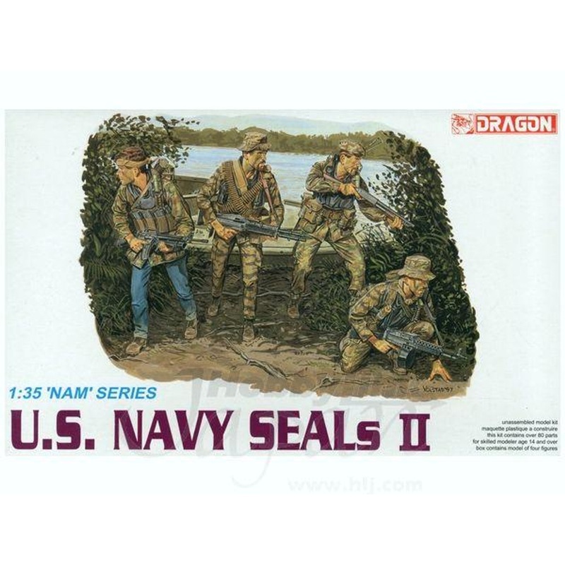 DRAGON 1/35 US Navy Seals II Plastic Model