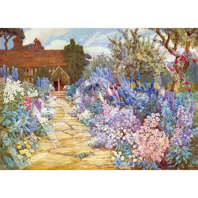 Epoch 79-456s Jigsaw Puzzle Garden Path by Beatrice Parsons (2000 S-Pieces)