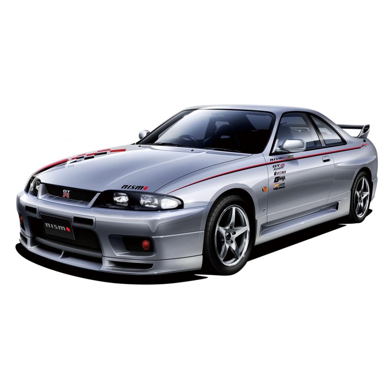 Fujimi 1/24 Inch Up Skyline GT-R (R33 NISMO Specification) with NISMO 40th Anniversary Assembly Case Plastic Model