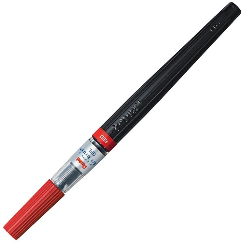 Pentel Art Brush Red
