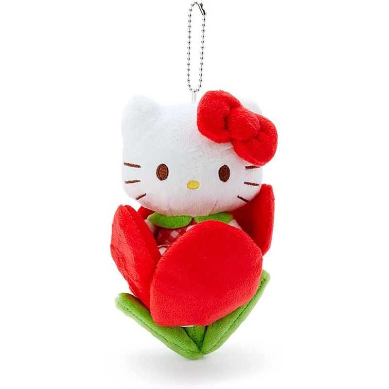 Sanrio Plush Keychain Mascot Hello Kitty Tulip