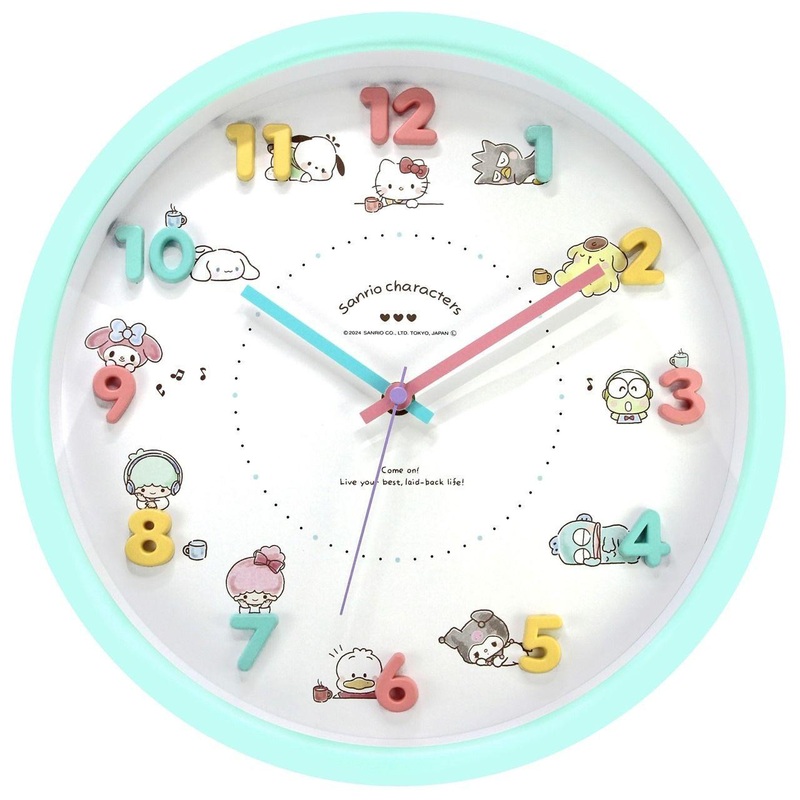 T’s Factory Sanrio Icon Wall Clock Characters