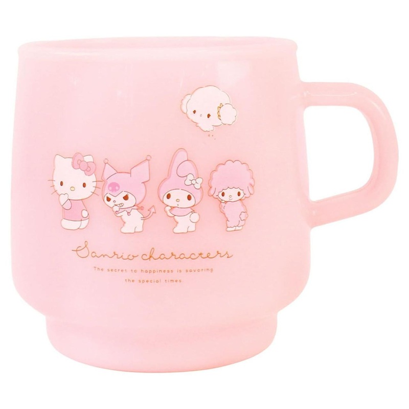 T’s Factory Sanrio Milky Plastic Cup Oshiri Mise / Pink