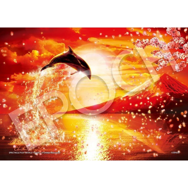 Epoch 03-076 Jigsaw Puzzle Lassen Spectacle Fuji World Travel (108 Pieces)