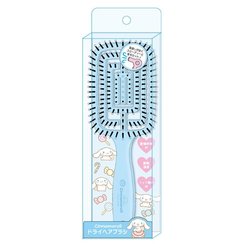 Kcompany Sanrio Characters Dry Hair Brush Cinnamoroll