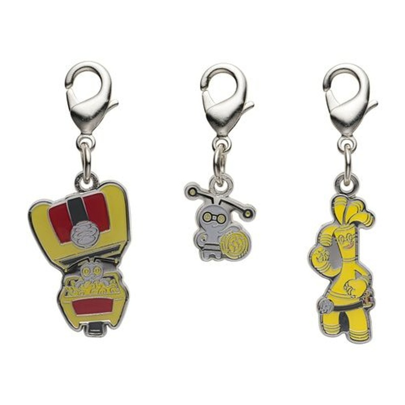 Pokemon Center Original Nationwide Pokedex Metal Charm Set / Gimmighoul Gholdengo (999, 1000)
