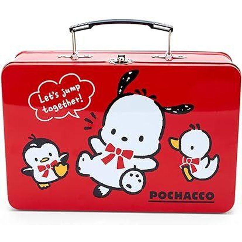Sanrio Trunk Can Case Pochacco (35th Anniversary Red Ribbon)
