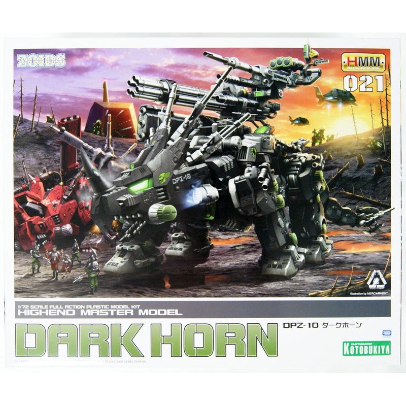 Kotobukiya HMM ZOIDS 1/72 DPZ-10 Dark Horn Plastic Model