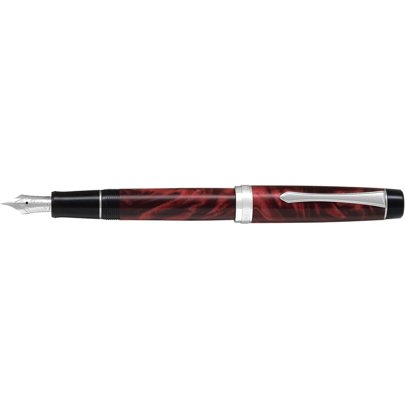 Pilot FKVH-3MR-MARM Custom Heritage SE Marble Red Fountain Pen (NIB: M Medium)