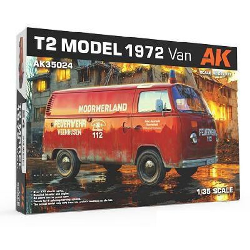 Platz 1/35 1972 One Box Car Commercial Van Type Plastic Model