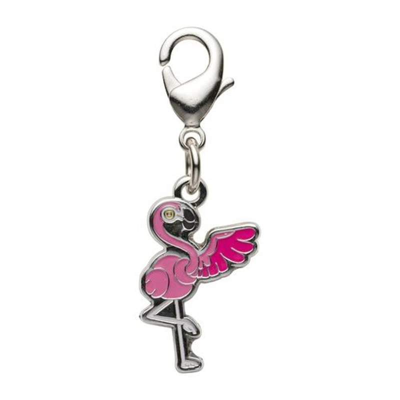 Pokemon Center Original Nationwide Pokedex Metal Charm Set / Flamigo (973)