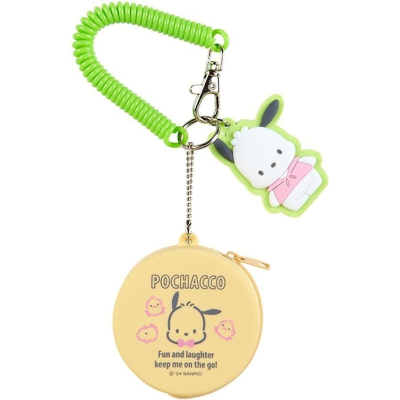 Sanrio Mini Case and Keychain Pochacco