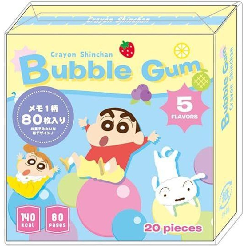 T’s Factory Crayon Shin-chan Candy Box Memo Bubble Gum
