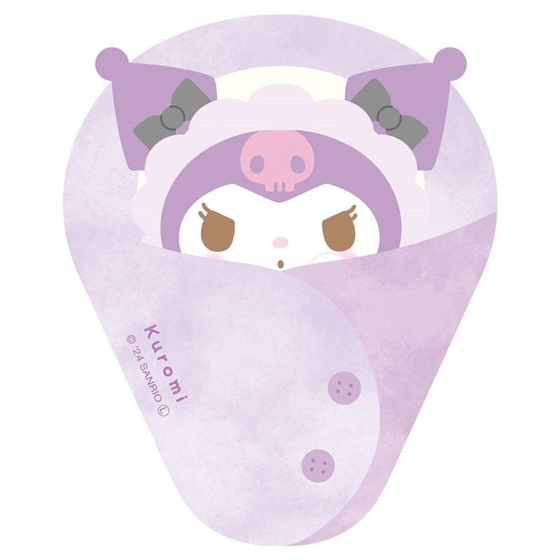 T’s Factory Sanrio Swaddle Memo Card Kuromi