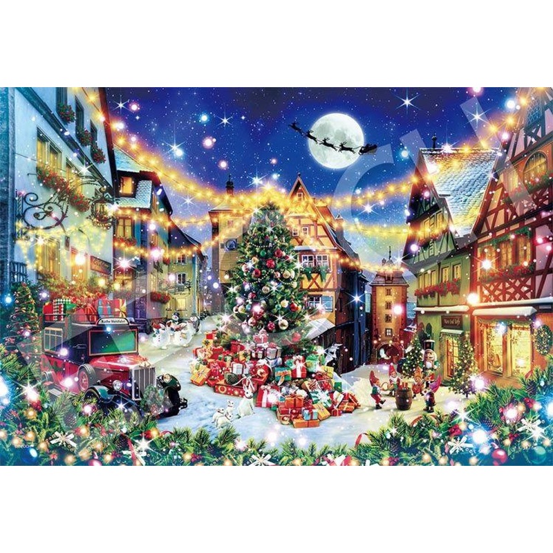 Jigsaw Puzzle Holy Night in Rothenburg (Yoshimasa Kishida) (300 Pieces)