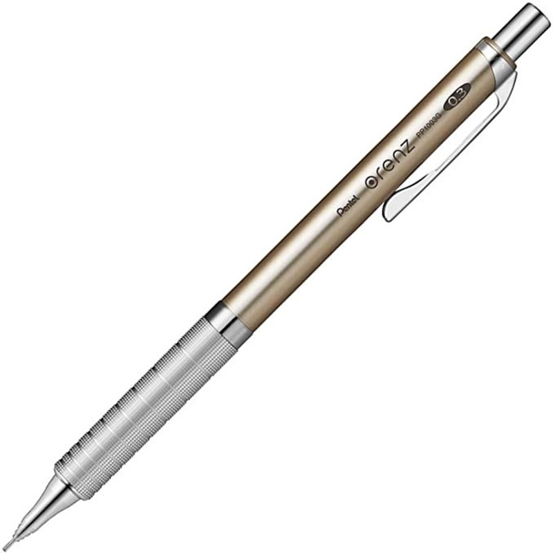 Pentel Orenz Metal Grip Mechanical Pencil 0.3mm (Gold)