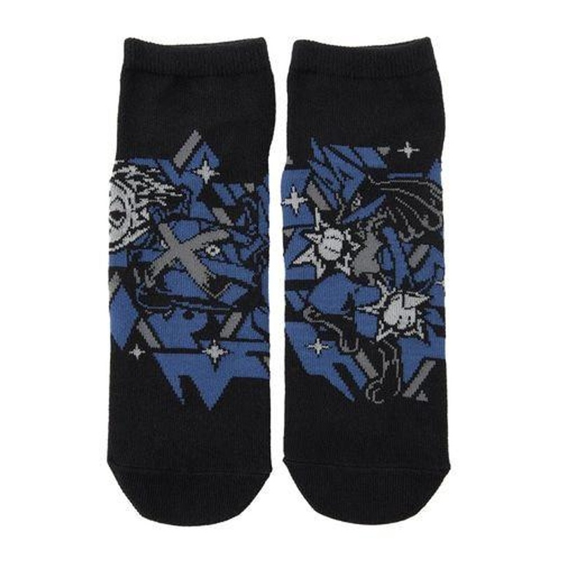 Pokemon Center Original Short Socks Cool Metal Metagross & Lucario (25-27cm)
