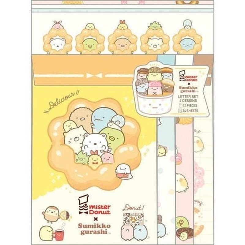 San-x Sumikko Gurashi Letter Set – Mister Donut