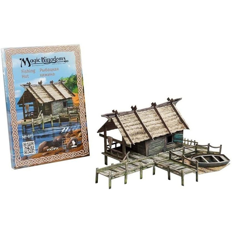 Umbum Paper Craft Kit Fishing Hut 1/56 Scale