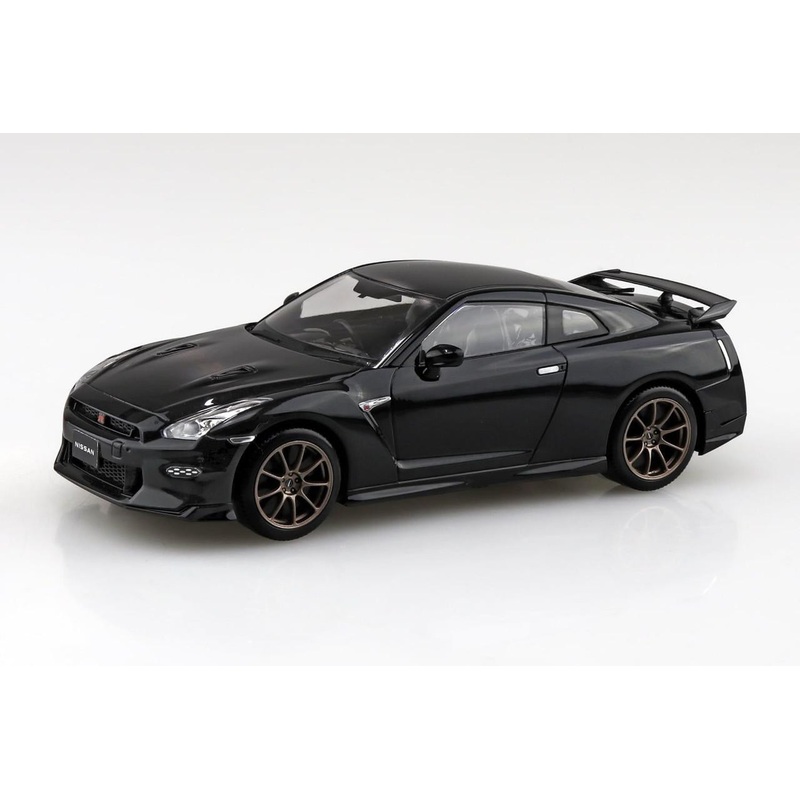 Aoshima RakuPla Snap Kit NISSAN R35 NISSAN GT-R 2024 Meteor Flake Black Pearl Plastic Model