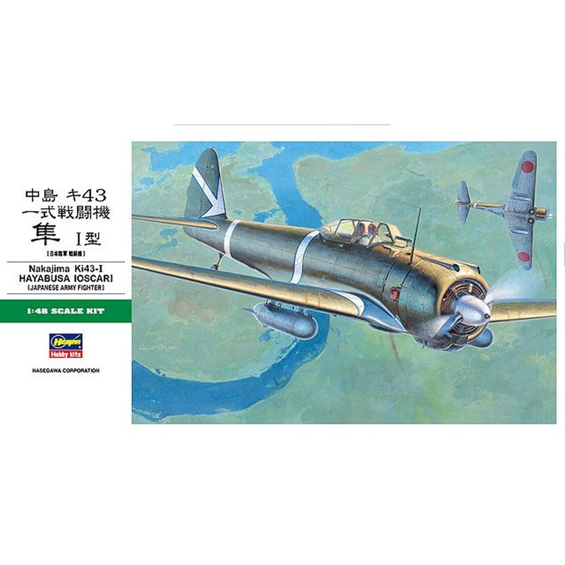 Hasegawa 1/48 Nakajima Ki43-I Hayabusa (Oscar) Japanese Army Fighter Plastic Model