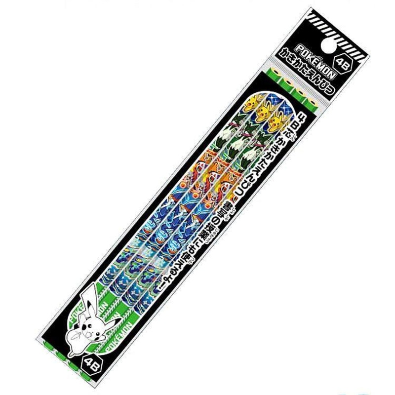 Showa Note Pocket Monster Writing Pencils 4B Pack Of 4