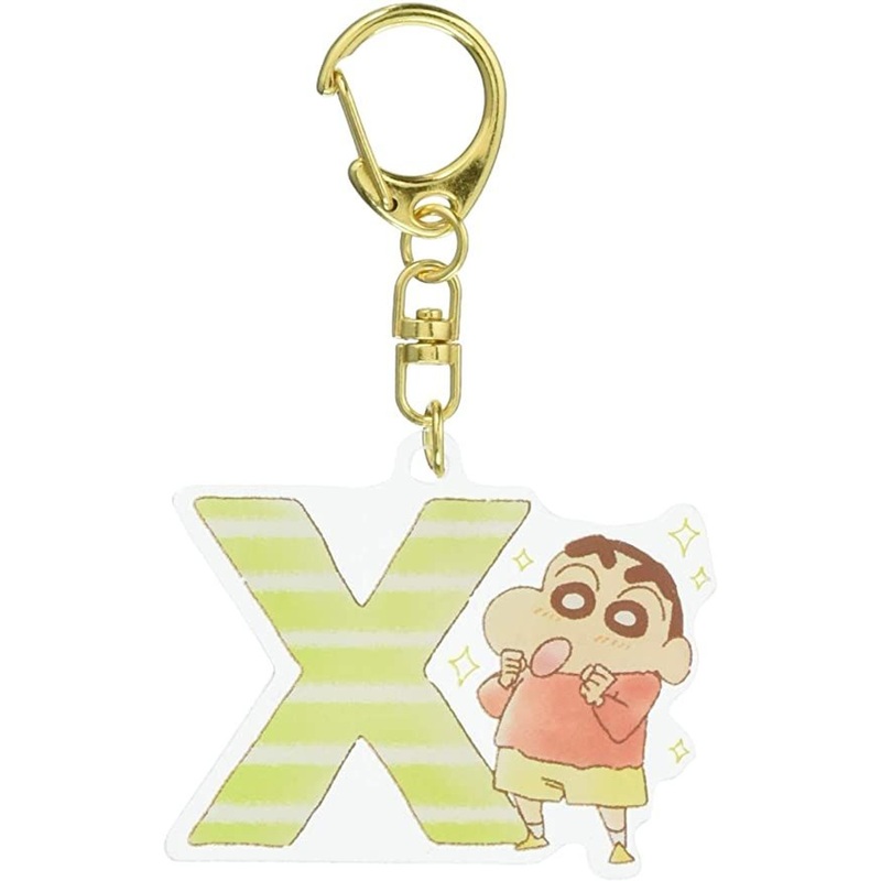 T’s Factory Crayon Shin-chan Initial Acrylic Keychain X