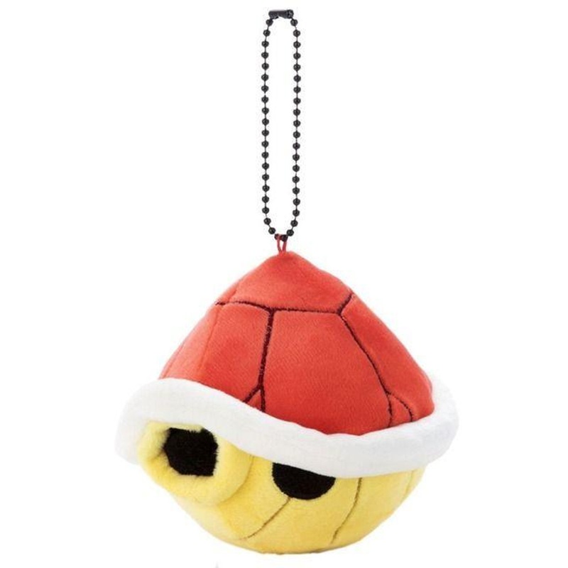 Takara Tomy Mario Kart Mocchi Keychain Red Shell