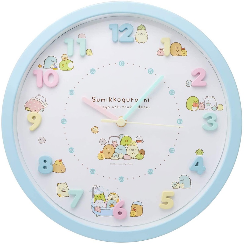 ALIAS Sumikko Gurashi Wall Clock  Blue