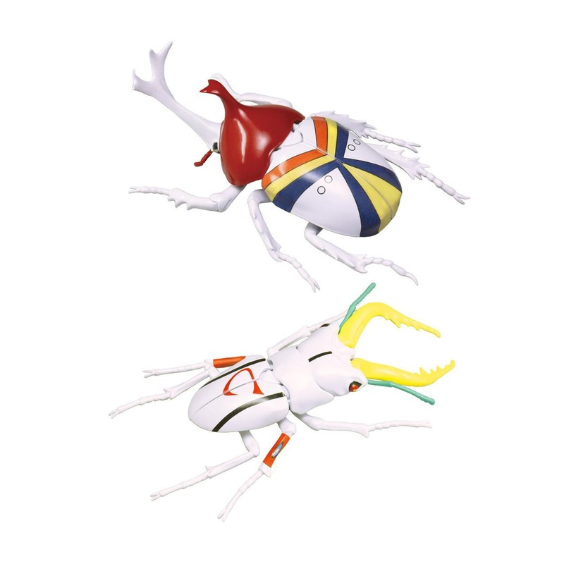 Fujimi Research Series Tatsunoko Heroes – Beetle Tekkaman / Stag Beetle Casshern Plastic Model (Tatsunoko)