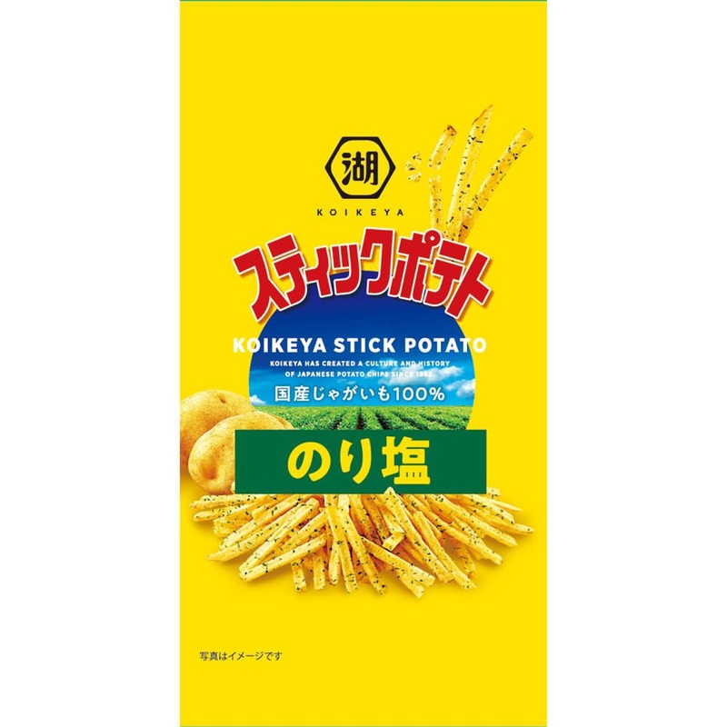 Koikeya Slim Bag Stick Potato Nori Salt 34G