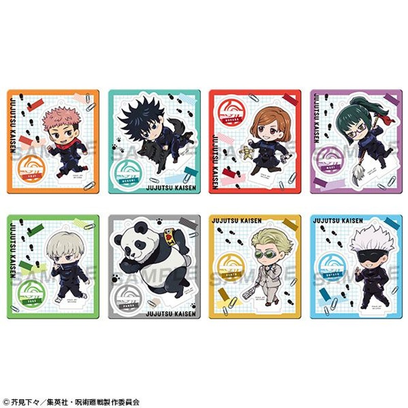 Megahouse TokoToko Acrylic Stand Jujutsu Kaisen Vol.1 8Pack Box