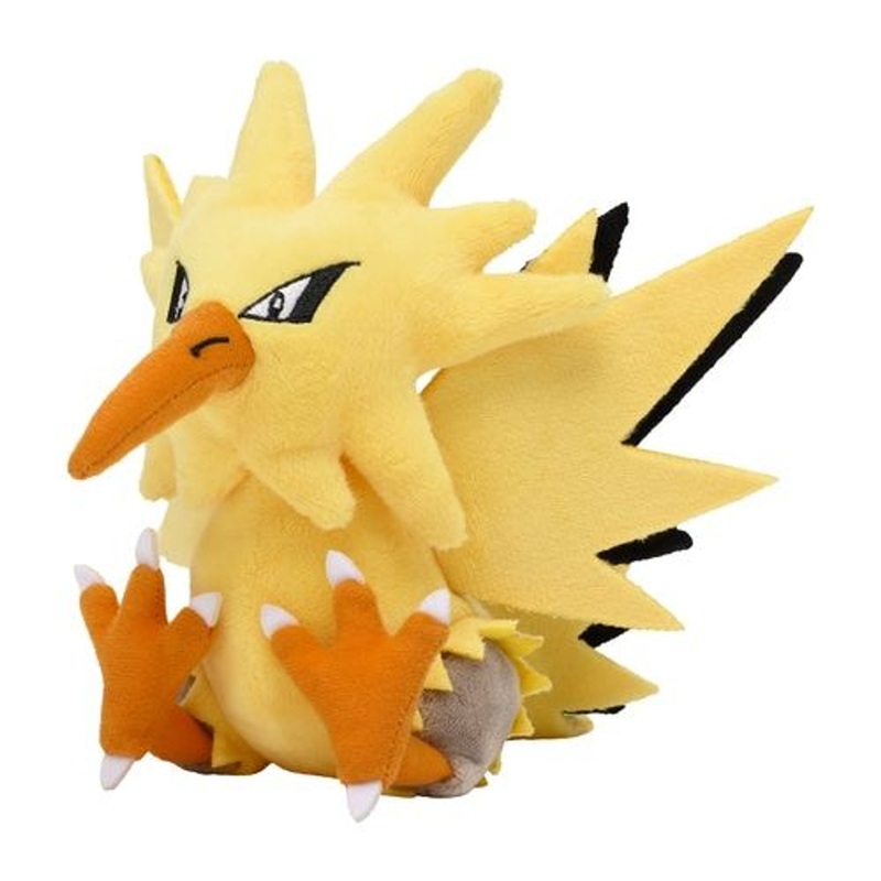 Pokemon Center Original  Plush Doll Pokemon fit Zapdos