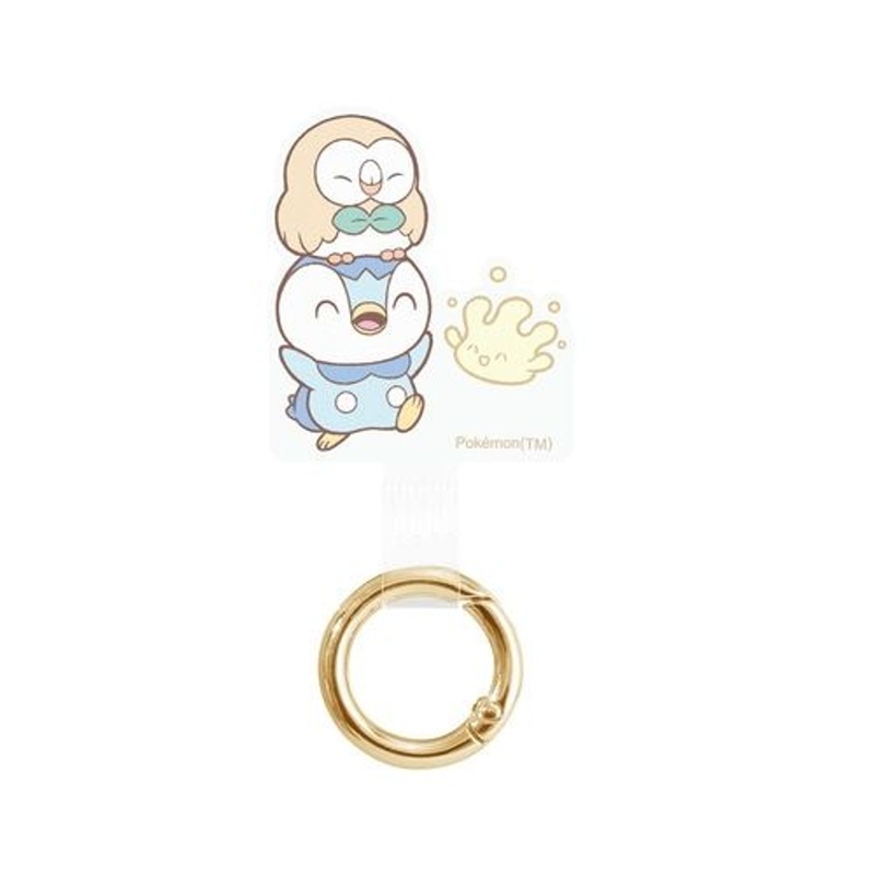 Pokemon Center Original Smart Phone Carabiner Rowlet & Piplup