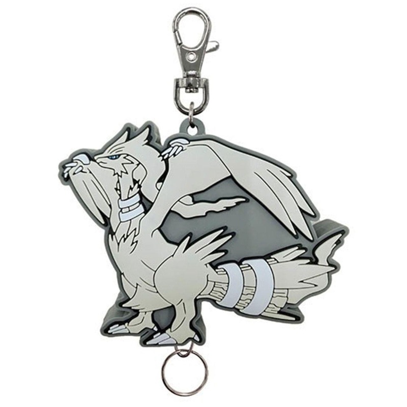 SK Japan Pokemon Rubber Reel Key Holder Reshiram