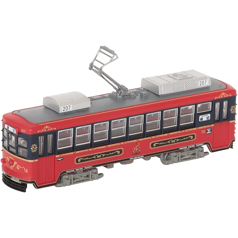 Tomytec Nagasaki Electric Tramway Type 200 No.207 ‘City Cruise Akari’ (N scale)