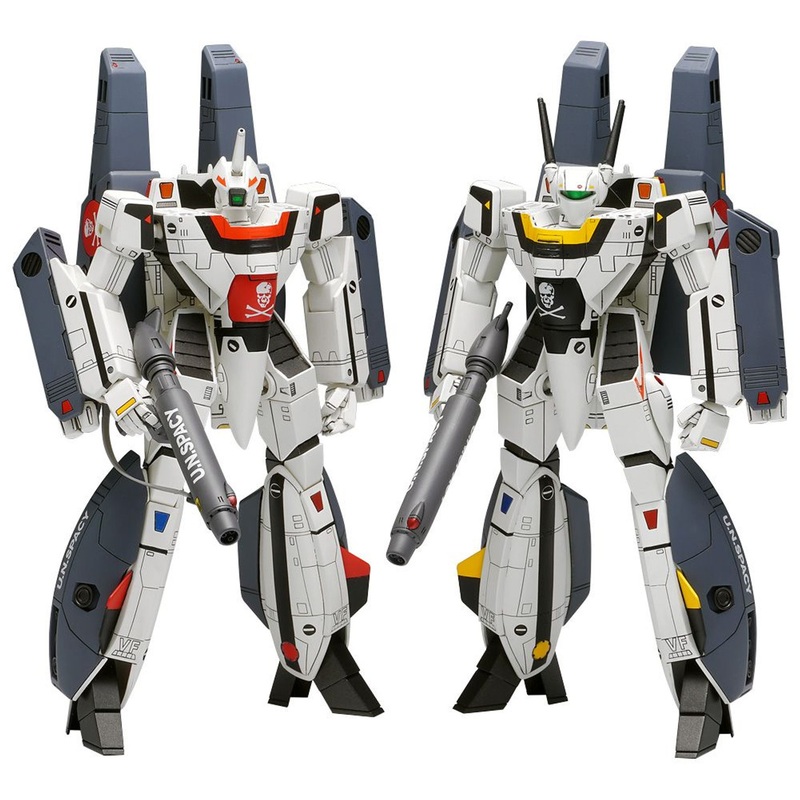 Wave 1/100 VF-1S/A Super Valkyrie (Battroid) Plastic Model (Macross)