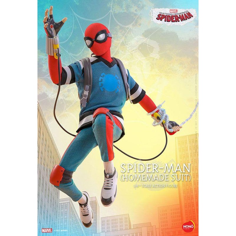 Hot Toys Hono Studio Your Friendly Neighborhood Spider-Man – Homemade Suit 1/6 Figure (Your Friendly Neighborhood Spider-Man)