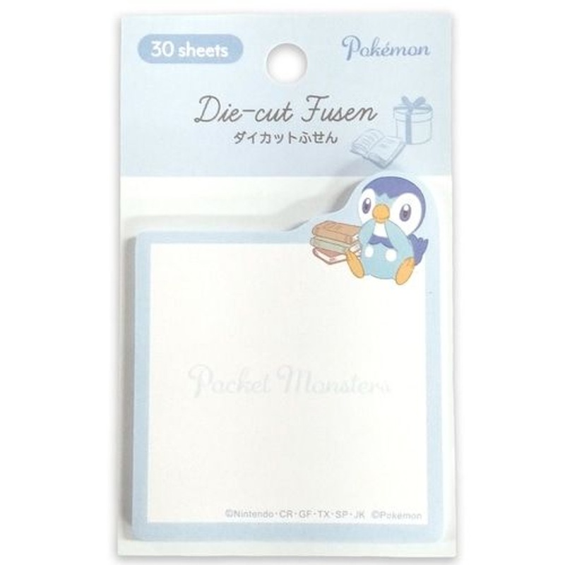 Pokemon Center Original Die-Cut Sticky Notes – Piplup