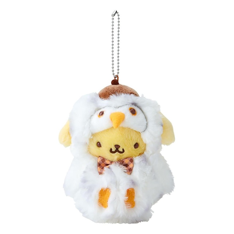 Sanrio PomPom Purin Mascot Holder (Forest Small Animals) Plush Keychain