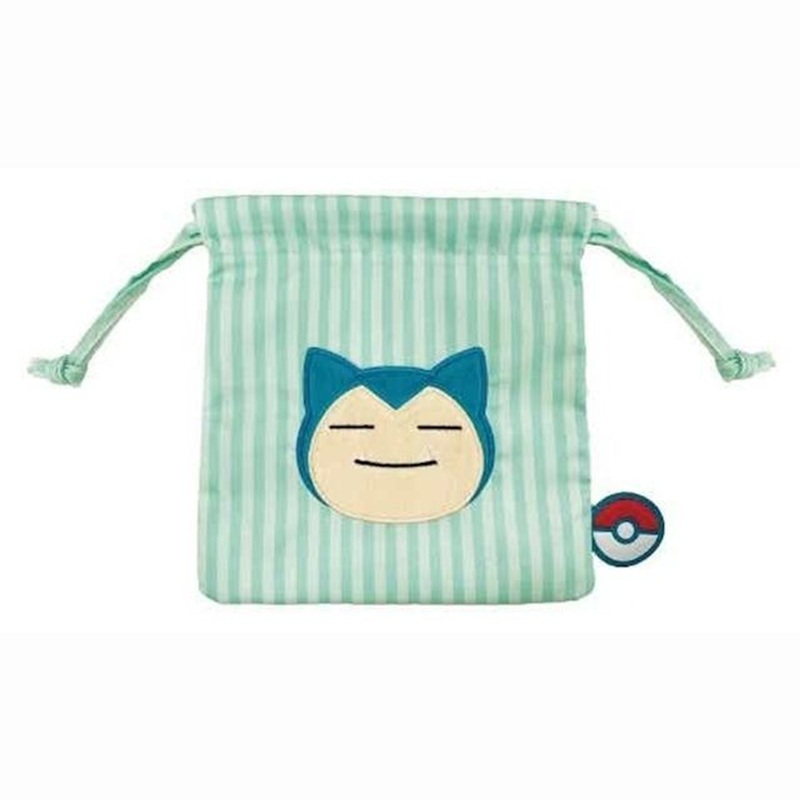SK JAPAN Pokemon Drawstring Pouch Snorlax
