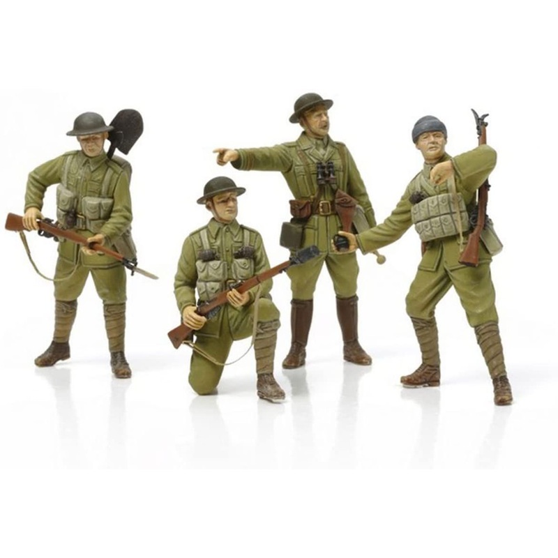 Tamiya 1/35 WWI British Infantry w/Small Arms & Equipment Plastic Model
