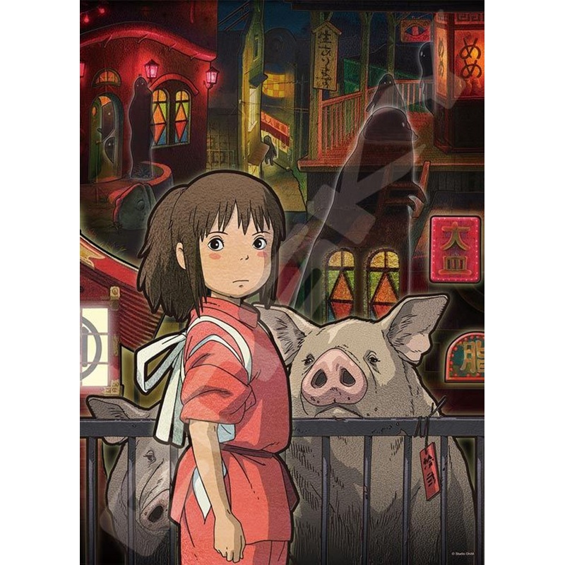 Ensky 500-AC02 Art Crystal Jigsaw Puzzle Studio Ghibli Spirited Away Across the Tunnel (500 Pieces)