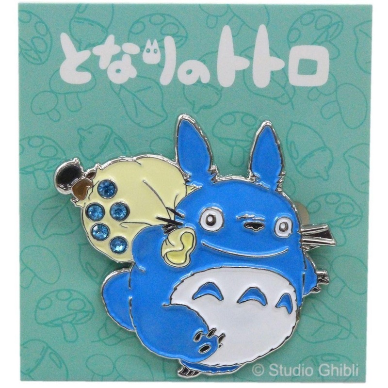 My Neighbor Totoro Metal Brooch Medium Totoro