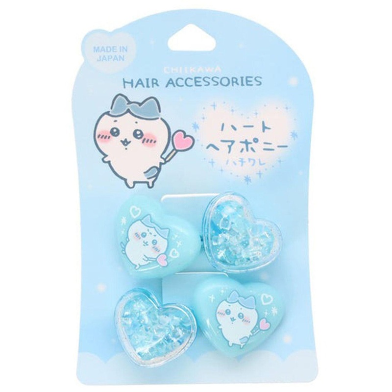 Shobido Chiikawa Heart Hair Ponytail 2P Hachiwari