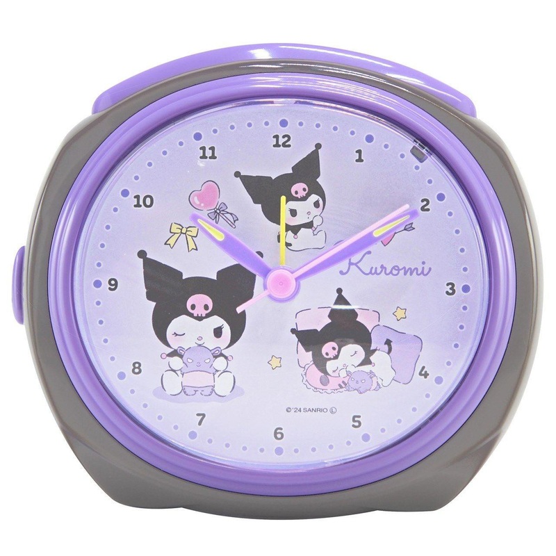 T’s Factory Sanrio Consecutive Seconds Hand Bell Alarm Clock Kuromi
