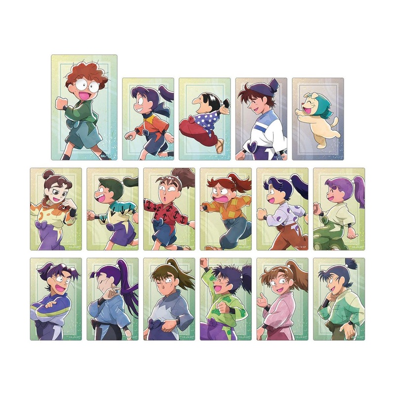 arma bianca Nintama Rantaro Sticker Card Collection 17pcs Box